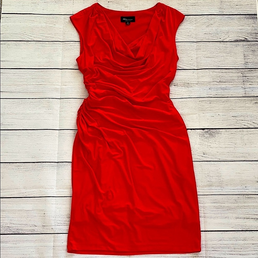RN Studio Dress with Cowl Neck